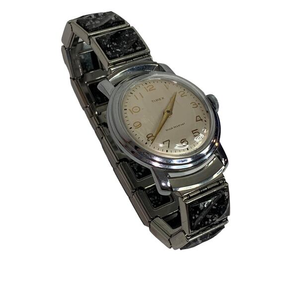 Vintage Timex Mens Wristwatch Shock Resistant Analog Manual main image 5